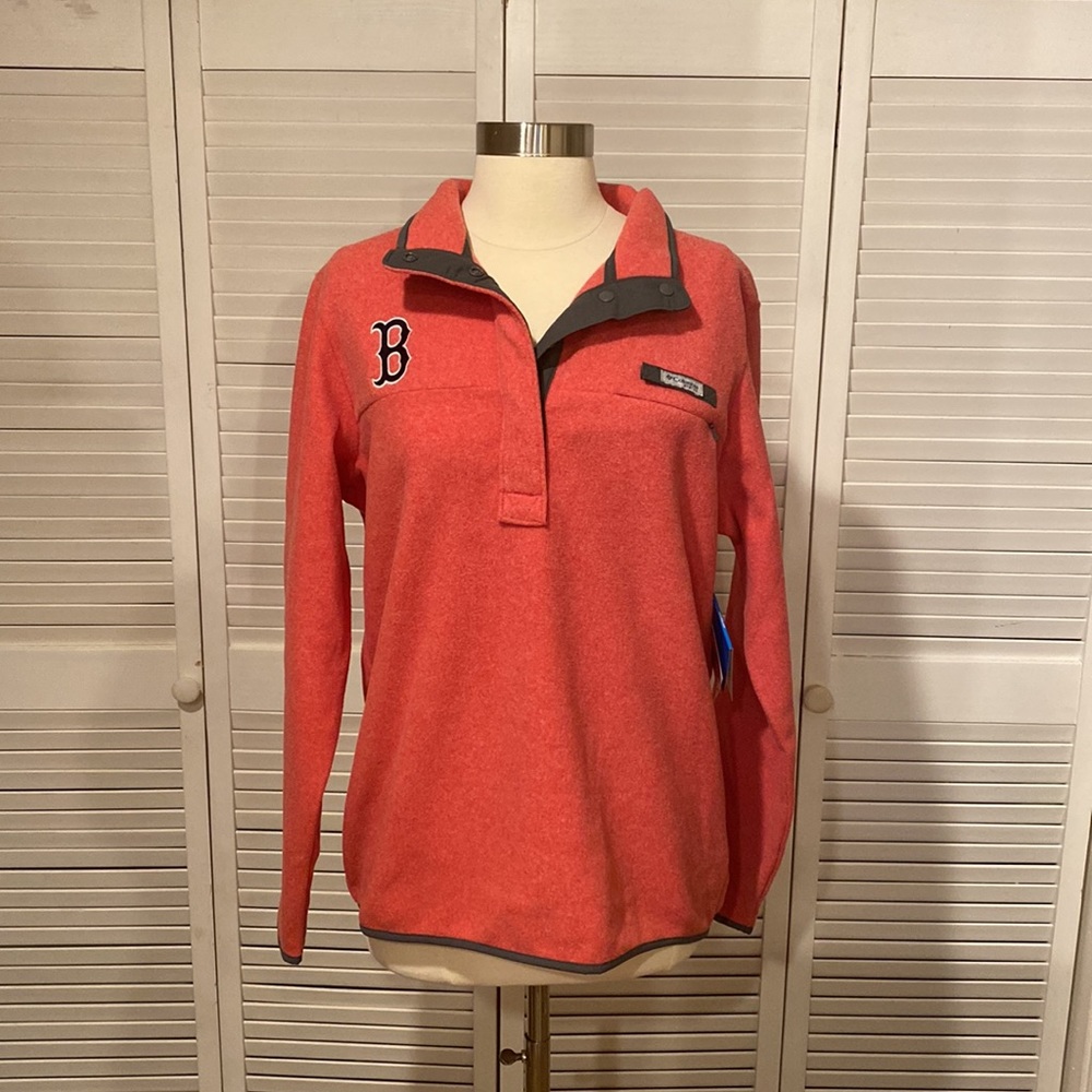 🌟HP🌟 Red Sox Columbia Quarter Snap Fleece